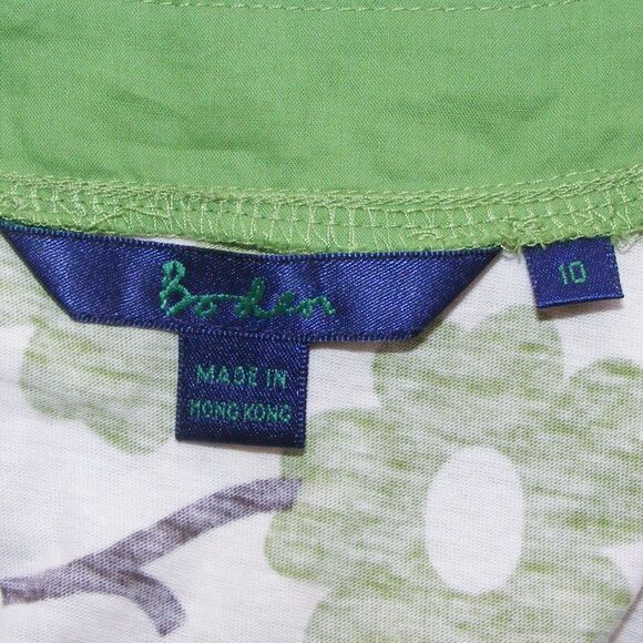 BODEN Tank Top, 10 UK/6 US, Green Floral, V-neck - Picture 7 of 9
